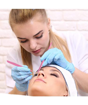 Quesuc 2 Pieces Straight and Curved Tip Tweezers Nipper for Eyelash Extensions Pink Stainless Steel False Lash Application Tools - Buy Online on SooperMarket.com