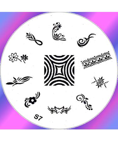 STAMPING STENCIL # Sx-07 Ornaments Flowers