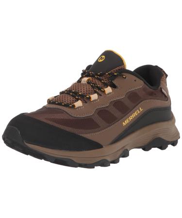 Merrell Moab Speed Low Waterproof Hiking Sneaker, Walnut, 7 US Unisex Big Kid