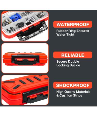 GOANDO 238 Pcs Fishing Lures Tackle Box - Bass Trout Salmon Attractants & Accessories for Spoon Lures, Soft Plastic Worms, Crankbait Jigs & Hooks - Buy Online on SooperMarket.com