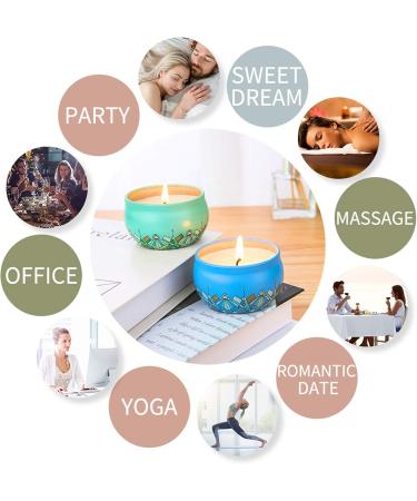 Viesap Aroma Candles Gift Set - 4pcs Natural Soy Wax Women s Fragrance Candles for Aromatherapy & Stress Relief - Perfect for Christmas Birthdays Valentine s Day Yoga & Weddings - Buy Online on SooperMarket.com