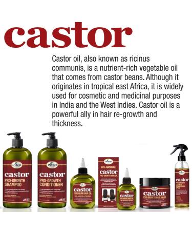 Difeel Castor Pro-Growth Hair Mask 12 oz. - Hydrating & Strengthening Formula - Buy Online on SooperMarket.com