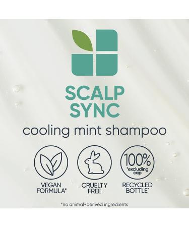 Biolage Cooling Mint Scalp Sync Shampoo - 13.5 Fl Oz | For Oily Hair & Scalp | Cool Sensation | Cruelty Free & Vegan | Salon Quality - Buy Online on SooperMarket.com