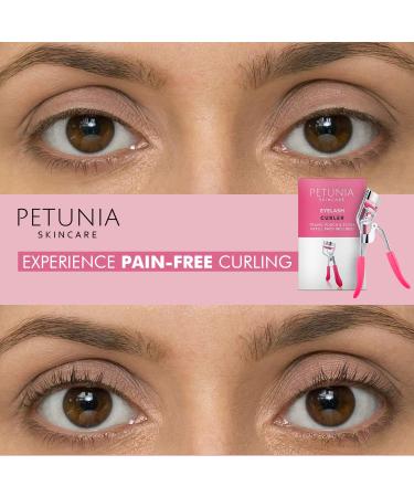 Satin Pouch Silicone Eyelash Curler for Dramatic Long Lasting Curls - No Pinching, Straight Flat Lashes Friendly - Buy Online on SooperMarket.com