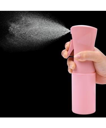 Continuous Spray Bottle 6.8oz/200ml Pink - Refillable Ultra Fine Misting Sprayer for Hairstyling, Cleaning, Salons & More - Buy Online on SooperMarket.com