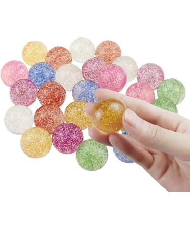 Buy 24 Glitter Flummies for Kids | 32mm Birthday Party Favors & Classroom Rewards - Buy Online on SooperMarket.com