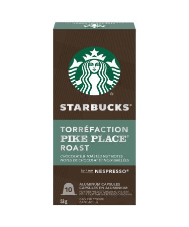 Starbucks By Nespresso Pike Place 10 Nespresso Coffee Pods