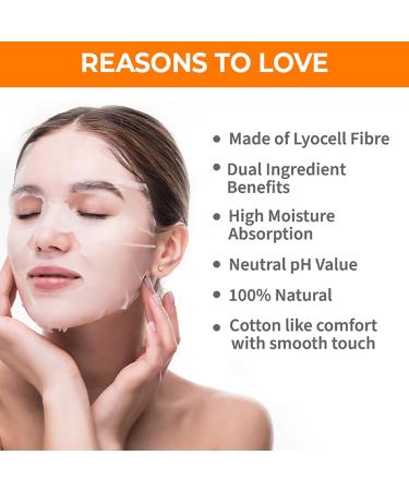Nykaa Naturals Skin Secrets Bubble Sheet Mask - Hydrating Sandalwood & Orange Facial Mask for Clear Blemish-Free Skin | 0.67 oz - International Shipping Available - Buy Online on SooperMarket.com