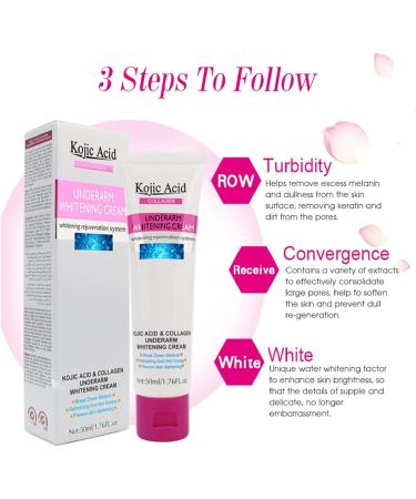 Kojic Acid Skin Lightening Cream Underarm Cream Intimate Area Dark Spot Corrector Whitening Cream for Body Underarms Armpit Knees Legs and Inner Thigh Cream for Acanthosis Nigricans Non-Greasy - Buy Online on SooperMarket.com