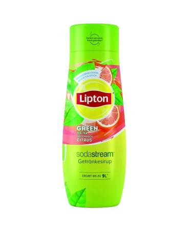Sodastream Lipton Green Ice Tea Concentrate with Citrus Flavor 440 ml Green
