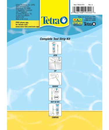 Tetra EasyStrips Complete Aquarium Test Kit 25-Count - Accurate Water Testing for Fish Tanks - Buy Online on SooperMarket.com