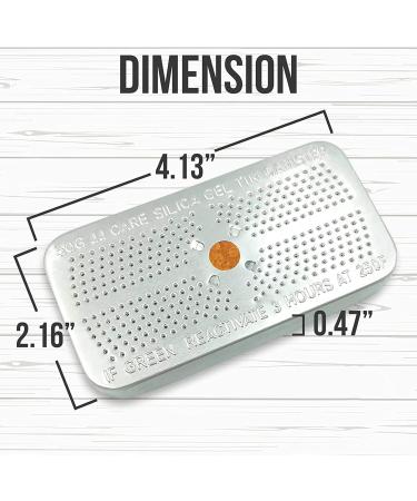 Buy 40G Color-Changing Silica Gel Desiccant - Reusable Aluminum Box for Electronics Cameras Pianos Closets & Cars - International Shipping Available - Buy Online on SooperMarket.com