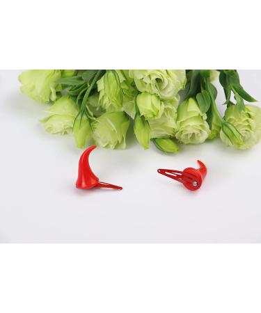 Bonnie Z. Leonardo Plastic Red Devil Horns Clip On - Halloween Costume Accessory - Buy Online on SooperMarket.com