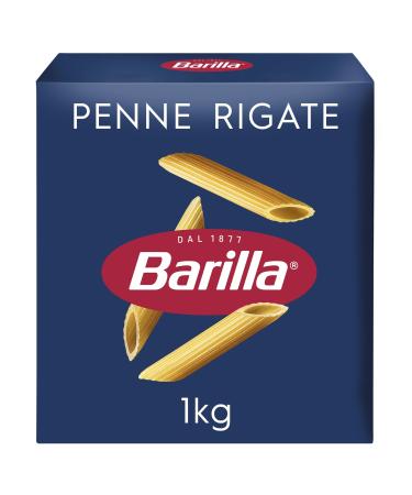 Barilla Pasta Classic Penne Rigate n.73 made from high-quality durum wheat always al dente (1 x 1 kg) 1 pack