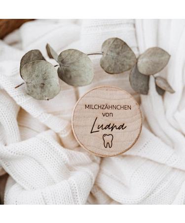 Personalized Wooden Milk Tooth Jar - High-Quality Engraving | Keepsake for First Teeth - Toothpage - Buy Online on SooperMarket.com