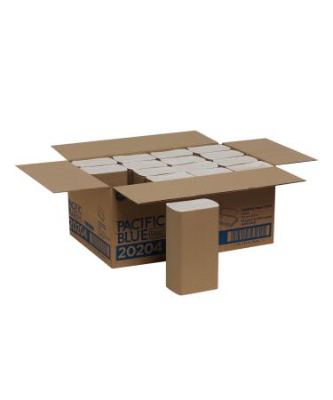 Pacific Blue Basic Multifold Paper Towels (Previously Branded Acclaim) by GP PRO (Georgia-Pacific), White, 20204, 250 Towels Per Pack, 16 Packs Per Case, (Case of 16 Packs, 250 per Pack)