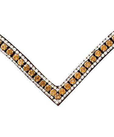 Premium Glitter Horse Stirring Strap & Leather Headband | Curved Bridle Straps for Warmbloods Thoroughbreds & Ponies - Full Black/LCT - Buy Online on SooperMarket.com