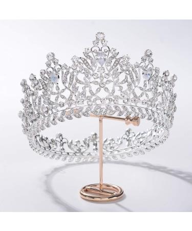 S SNUOY Silver Queen Bridal Crown Tiara Headband for Wedding - Buy Online on SooperMarket.com