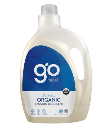 GO by greenshield organic, USDA Certified Organic 100 oz. Laundry Detergent- Free & Clear