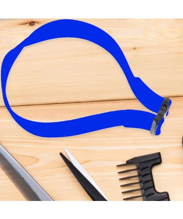 Adjustable Neck Hair Guide - Hair Trimming Guide Tool for Cutting Portable Silicone Haircut Bands Hairline Shaping Tool for DIY Home Haircuts Blue - Buy Online on SooperMarket.com
