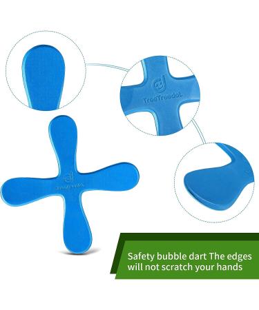 6 Piece 10 Foam Boomerang Set for Kids and Adults - Soft and Safe Indoor/Outdoor Toy - Buy Online on SooperMarket.com