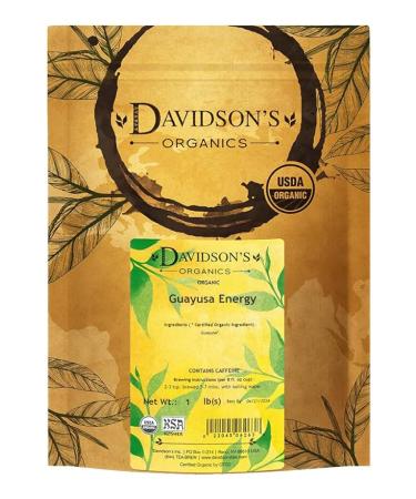 Davidson's Organics, Guayusa Energy, Loose Leaf Tea, 16-Ounce Bag (pack of 1)