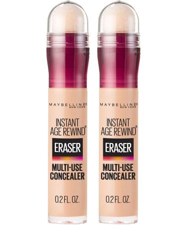 Maybelline Instant Age Rewind Eraser Dark Circles Treatment Multi-Use Concealer Light 0.2 Fl Oz 2 Count