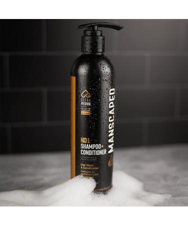 Manscaped 2 in 1 Shampoo & Conditioner - UltraPremium Hair Care with Sea Kelp Coconut Water & Aloe (16 oz) - Nourishing & Hydrating for Men - Ships Internationally - Buy Online on SooperMarket.com