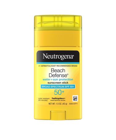 Neutrogena Beach Defense Sunscreen Stick SPF 50+ 1.5 oz (42 g)