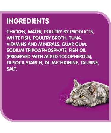 Whiskas Perfect Portions Adult Wet Cat Food Pat - Whitefish and Tuna - 75g (24 Pack) Pat Whitefish & Tuna 75 g (Pack of 24) - Buy Online on SooperMarket.com