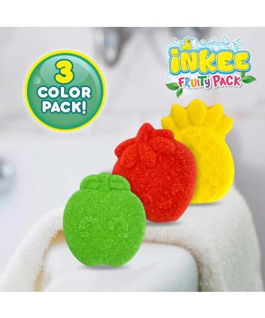 Buy Inkee Fruity Mini Pack - 30 Bath Balls for Kids - Fun Fruit Shapes & Aromas - Jojoba Oil Infused - International Shipping - Buy Online on SooperMarket.com