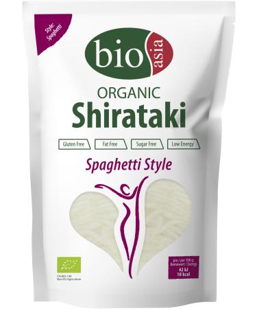 Bioasia Bio Shirataki Spaghetti-noodles made of organic conjacious-with a low calorie content-sugar fat and gluten-free (1 x 270 g)