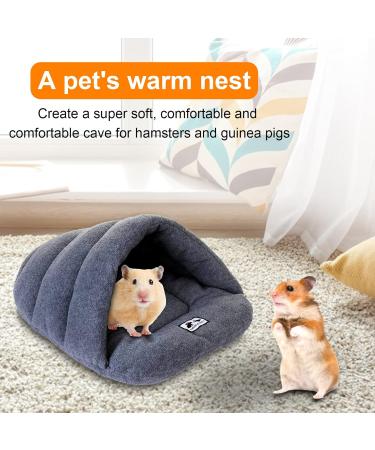 Jetisva Soft Fleece Guinea Pig Bed and Hideway Warm Hamster Bedding Rat Bedding House Small Animal Cave Bed Guinea Pig Sleeping Bag for Small Pet Chinchilla Ferret Squirrel Hedgehog Rabbit 11X15 Inch - Buy Online on SooperMarket.com