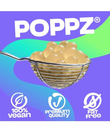 Poppz Lychee Popping Boba Fruit Pearls for Bubble Tea - 450g by Bubble Mania - Buy Online on SooperMarket.com