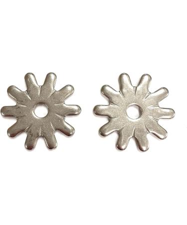 Stainless Steel Spur Rowels - Thin Square 10pt | AJ Tack Wholesale - Buy Online on SooperMarket.com