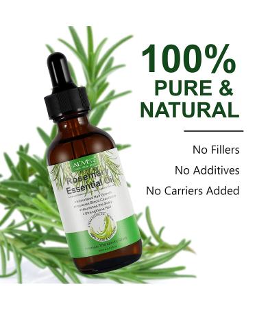 Advanced Rosemary Oil for Hair & Skin Care - 100% Pure, Nourishes Scalp, Stimulates Growth, Improves Blood Circulation - Buy Online on SooperMarket.com