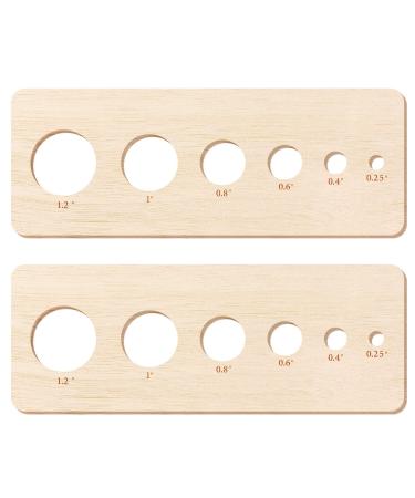 2 Pcs Auxiliary Tool for Attaching Safety Eyes and Washers Insertion Tool for Safety Eyes Crochet Tools for DIY Craft Amigurumi Stuffed Bear Eyes Install Doll Making Supplies  6 Sizes