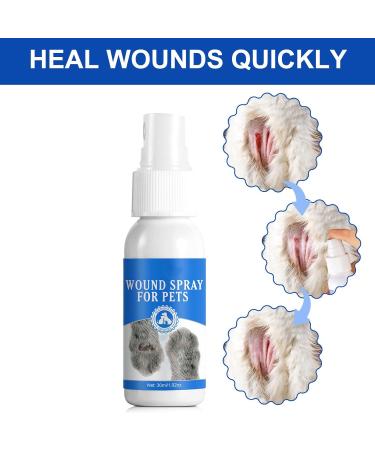 30ml Dog Cat Spray Bandage Plasters Pet Kitten Puppy Wound Healing Liquid Spray Waterproof Breathable Pet Supplies Pet Wound Spray For Cats Pet Wound Spray For Dogs Pet Wound Spray No Lick - Buy Online on SooperMarket.com