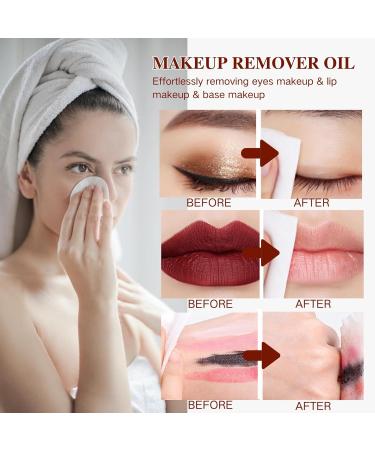 Dark Tea Cleansing Oil For Face Deep Cleansing Oil Oil Cleanser Korean For Daily Makeup Removal Oil Face Cleanser To Shrink Pores Cleansing Waterproof Foundation Mascara & Blush - 120ml - Buy Online on SooperMarket.com