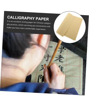 Operitacx 140 Sheets Grid Calligraphy Paper Rice Paper Calligraphy Painting Paper Writing Paper Student - Buy Online on SooperMarket.com