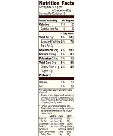 Betty Crocker Wild Blueberry Muffin & Quick Bread Mix 16.9 oz (2 pack) - Delicious Baking Mix - Buy Online on SooperMarket.com
