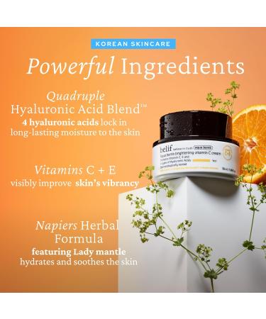 Belif Aqua Bomb Brightening Vitamin C Face Cream - Intense Hydration with Hyaluronic Acid & Vitamin E | Korean Skin Care for All Skin Types - International Shipping Available - Buy Online on SooperMarket.com