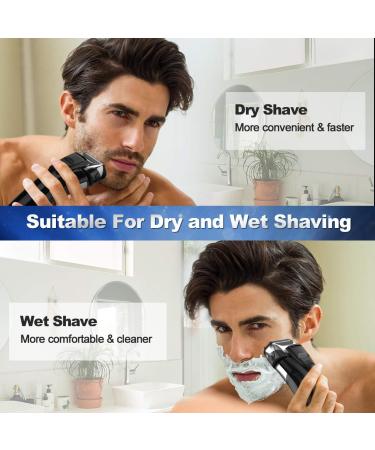 Vifycim Electric Razor for Men - Wet Dry Waterproof Shaver with Pop-up Trimmer - USB Rechargeable - LED Display - Ideal for Husband/Dad - Buy Online on SooperMarket.com