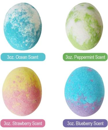 Easter Egg Bath Bomb Gift Set - 12 Pack with Bunny Surprise Inside - Buy Online on SooperMarket.com