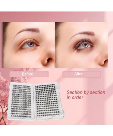 DIY Portable Individual Eyelashes Cluster Mixed Lash Extensions with Enhanced Efficiency Versatile Lengths and Convenient for Dating Travel - Buy Online on SooperMarket.com