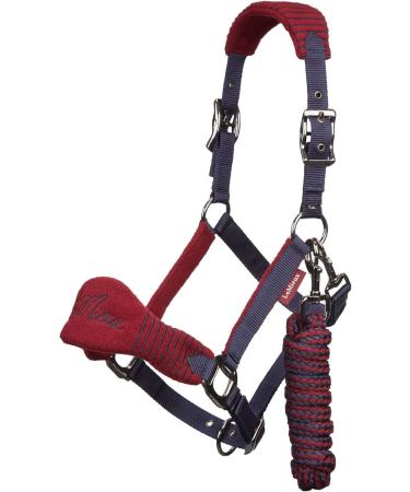 LeMieux Vogue Fleece Headcollar & Leadrope - Full Size Black/Grey | Premium International Shipping - Buy Online on SooperMarket.com