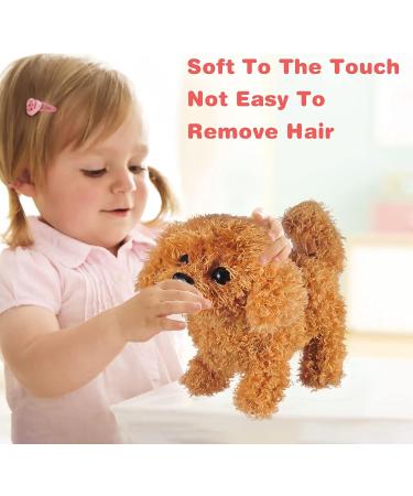 WorWoder Interactive Plush Teddy Dog Toy - Walking, Barking, Wagging Tail - Fun Companion Pet for Kids (Teddy Dog) - Buy Online on SooperMarket.com