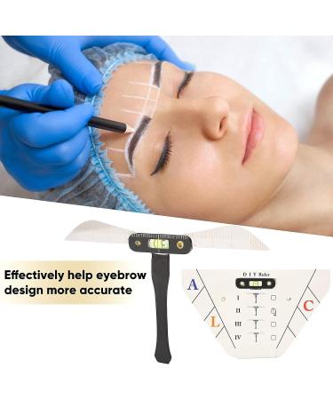 Three-Point Eyebrow Tattoo Stencil Caliper for Perfect Brow Shape - Buy Online on SooperMarket.com