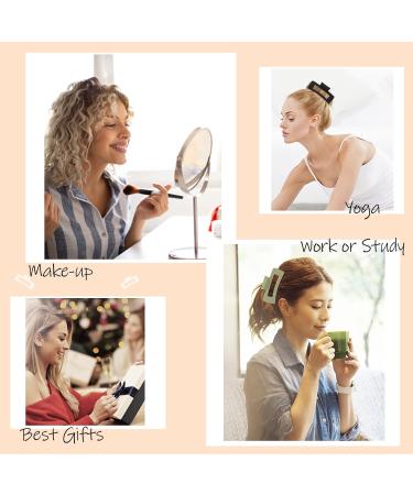 HQ-SITE 8 Pack Large Rectangle Hair Claw Clips - Strong Hold Matte Square Clips for Women - Non-slip Big Jaw Clips - Neutral Colors - 4.1 Inches - Buy Online on SooperMarket.com
