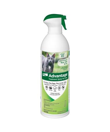 Advantage Flea and Tick Treatment Spray for Cats, 8 oz